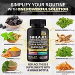 Shilajit Resin Extract Capsules Manufacturer - OEM Himalayan Ashwagandha/Rhodiola Rosea/Ginseng for Adults