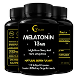 Melatonin Capsules Manufacturer - Private Label Extra Strength Natural Sleep Aid 120 Sleeping Pills