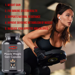 Weight Gainer Capsules Manufacturer - Private Label Men's Strength Booster Build Stronger Muscle Big XXL