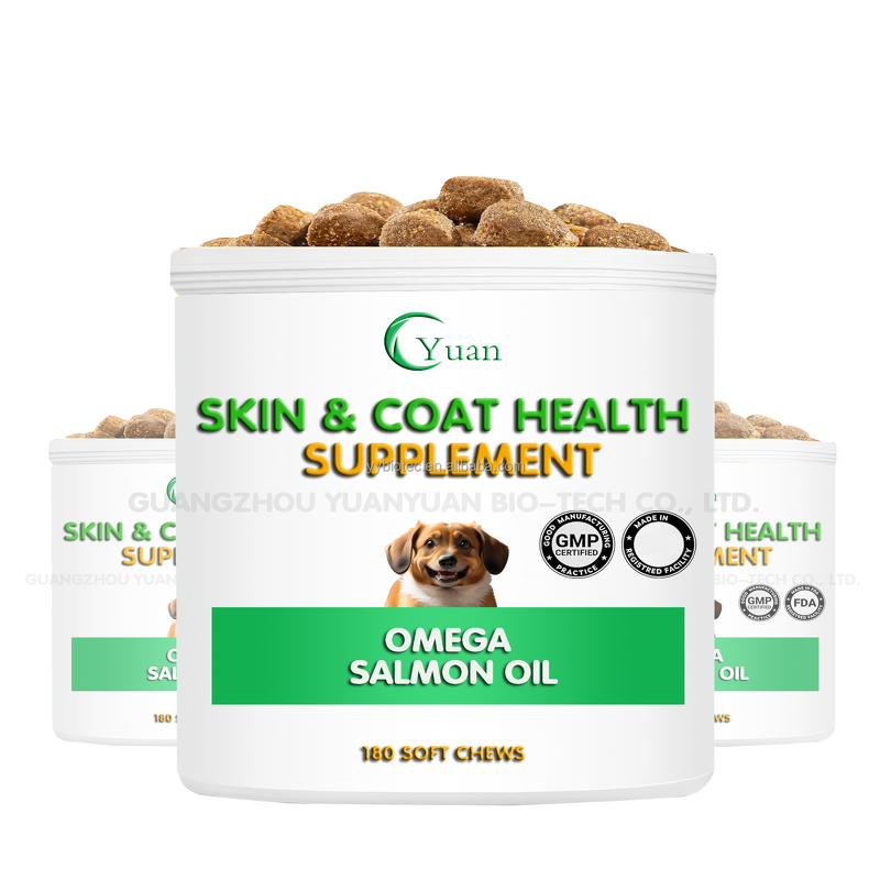 Fish Oil Chew Treats Manufacturer - Omega 3 for Dogs & Cats Salmon Oil Pet Wellness