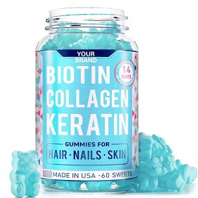 Biotin Collagen Gummies Manufacturer - High Quality Vegan Candy for Hair Skin Nails