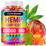Hemp Gummies Manufacturer - Private Label Healthcare Organic Vegan for Sleep Pain Anxiety