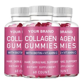 Collagen Gummies Manufacturer - Immune Support Natural Vegan for Hair Skin & Nails