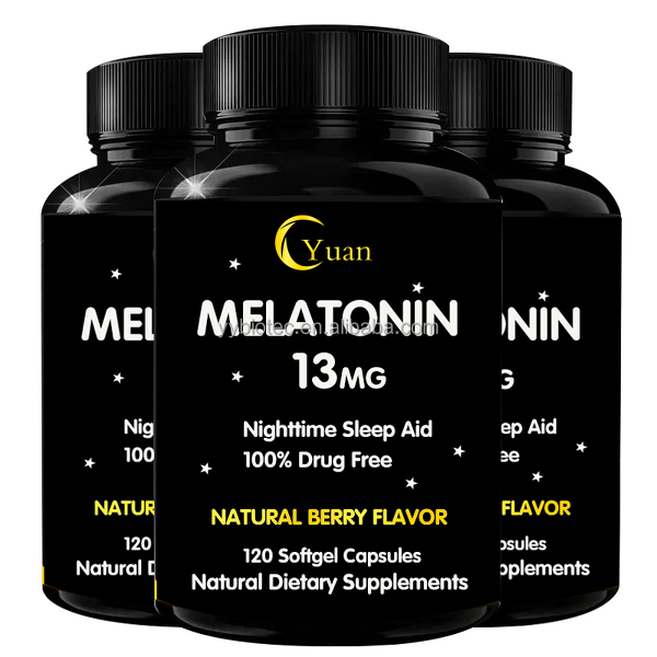 Melatonin Capsules Manufacturer - Private Label Extra Strength Natural Sleep Aid 120 Sleeping Pills