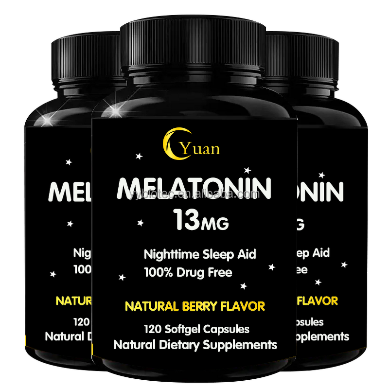 Melatonin Capsules Manufacturer - Private Label Extra Strength Natural Sleep Aid 120 Sleeping Pills