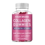Collagen Gummies Manufacturer - Immune Support Natural Vegan for Hair Skin & Nails