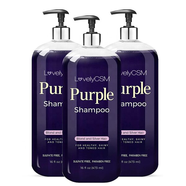 Shampoo - Manufacturer - OEM OBM - Sulfate Free - Paraben Free - Purple Silver Blonde Hair