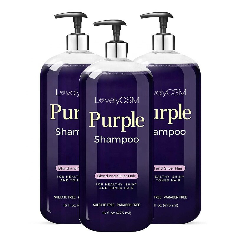 Shampoo - Manufacturer - OEM OBM - Sulfate Free - Paraben Free - Purple Silver Blonde Hair
