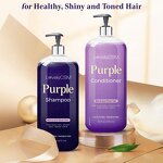 Shampoo Conditioner - Manufacturer - OEM OBM - Sulfate-Free - Anti-Dandruff - Purple Silver Repair
