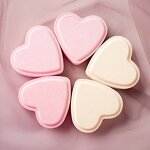 Bath Bombs - Manufacturer - Organic Handmade - Vegan Luxury - Heart Design - Kids Spa Aromatherapy