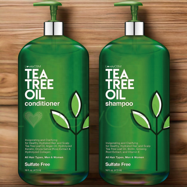 Shampoo Conditioner - Manufacturer - OEM Anti Hair Loss - Clear Aloe Peppermint - Tea Tree Oil Control
