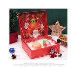 Gift Box - Manufacturer - Christmas Jewelry - Paper Cardboard - Matt Gift Packing - Santa Design