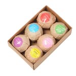 Bath Bombs Gift Set - Manufacturer - Natural Organic - Colorful Fragrance - Christmas Bubble Bath