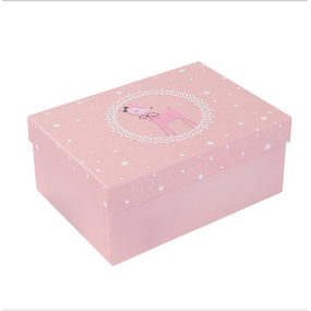 Gift Box - Manufacturer - Kraft Paper - Pink Blue Printed - Women's Day - Christmas Cosmetic Box