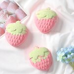 Bath Bombs - Manufacturer - Spa Aromatherapy - Handmade - Strawberry Shape Glitter - Kids Relaxing