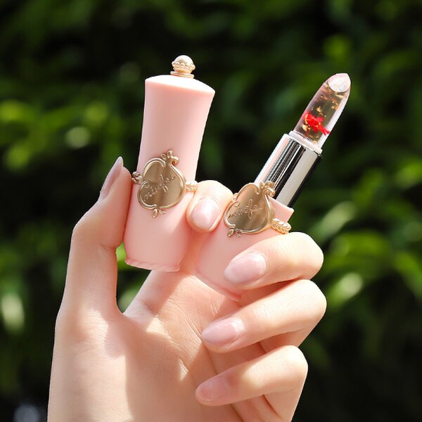 Lip Balm - Manufacturer - Luxury Organic - Flower Container - Anti Wrinkle Repairing - Color Changes