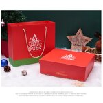 Gift Box - Manufacturer - Christmas Jewelry - Paper Cardboard - Matt Gift Packing - Santa Design