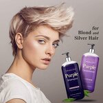 Shampoo Conditioner - Manufacturer - OEM OBM - Sulfate-Free - Anti-Dandruff - Purple Silver Repair