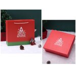 Gift Box - Manufacturer - Christmas Jewelry - Paper Cardboard - Matt Gift Packing - Santa Design
