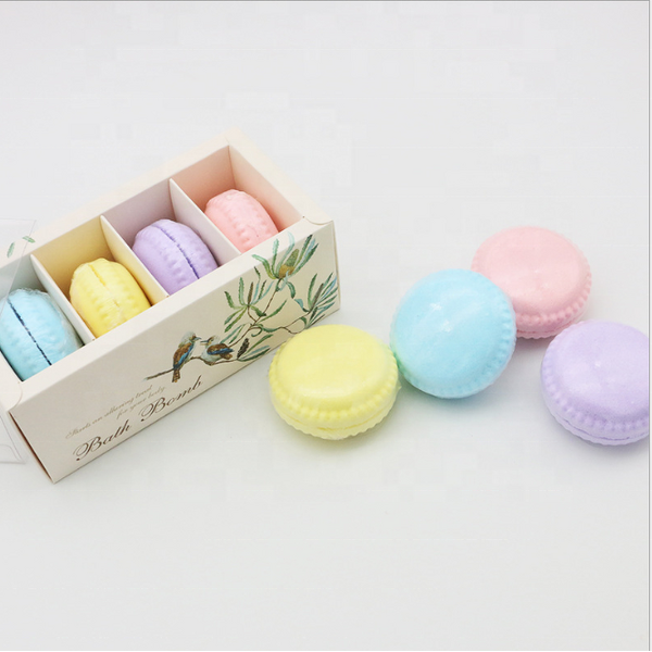 Bath Bombs Set - Manufacturer - Organic Mini - Customized Fragrance - Macaroon Shape - Bath Accessory