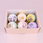 Bath Bombs Set - Manufacturer - Natural Organic - Kids Moisturizing - Hotel Home Spa Use