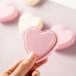 Bath Bombs - Manufacturer - Organic Handmade - Vegan Luxury - Heart Design - Kids Spa Aromatherapy