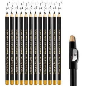 Eyebrow Pencil Set Manufacturer - Private Label Matte Waterproof Wooden Pencil