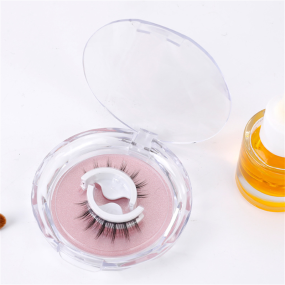 Self Adhesive Eyelashes Supplier - OEM Natural Slender 3D Curling Crystal Box