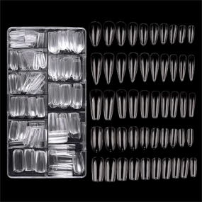 Press Manicure Nails Manufacturer - OEM 500pcs/Box ABS Transparent French Style