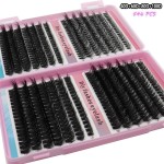 DIY睫毛书供应商-OEM 28排40D-200D合成毛发美容院