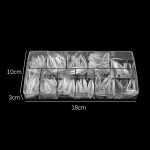 按压美甲生产商-OEM 500片/盒ABS透明法式