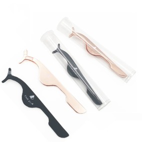 睫毛延长镊子供应商-OEM精细工艺斜尖纤维头