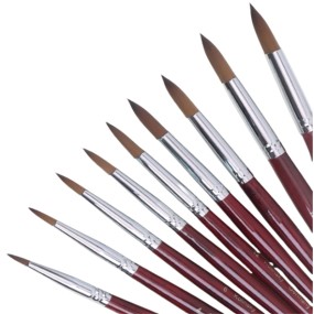 Beauty Pen Manufacturer - OEM Professional Kolinsky Mixed Mink Carved Wood