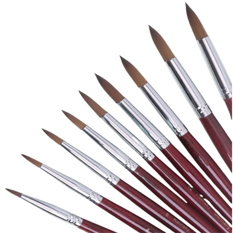 Beauty Pen Manufacturer - OEM Professional Kolinsky Mixed Mink Carved Wood