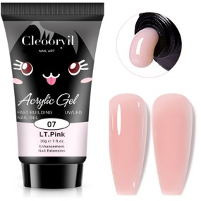 Crystal Nail Glue Factory - OEM 12 Color Quick Extension with Glitter Set