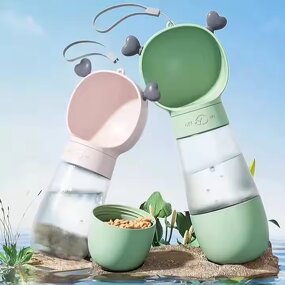Pet Water Bottle Manufacturer - 250ML 500ML - Collapsible - Walking Travel