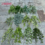 Artificial Green Plant Leaves Manufacturer - TH386 for Home Wedding Hotel Decoration Leaf Branch