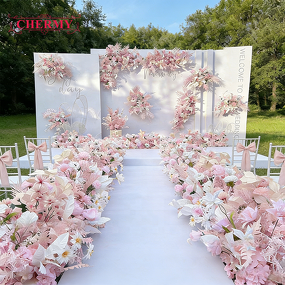 Artificial Pink Flower Manufacturer - CM-TW023 Hot Sale for Wedding & Other Decoration