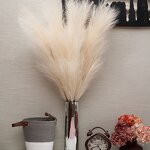 Artificial Faux Pampas Grass Manufacturer - 110cm Cream Color for Home Decor and Wedding
