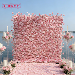 Artificial Flower Wall Backdrop Manufacturer - Wholesale Price Green for Wedding Decoration