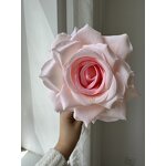 Artificial Silk Rose Manufacturer - Dalian Chermy DC013 Pink for Wedding Centerpieces