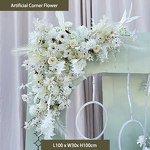 Artificial White Silk Flower Manufacturer - CM-TW009 for Wedding Stage Decoration Aisle