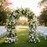 Artificial Flower Ball Runner Manufacturer - Dalian Chermy Green Plant for Wedding Background Stage