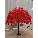 Artificial Cherry Blossom Tree Manufacturer - 4ft to 6ft Outdoor Red Silk Japanese for Decoration