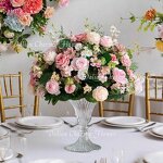 Artificial Flower Ball Manufacturer - Wholesale Red Wedding Centerpiece Rose Large Arrangement