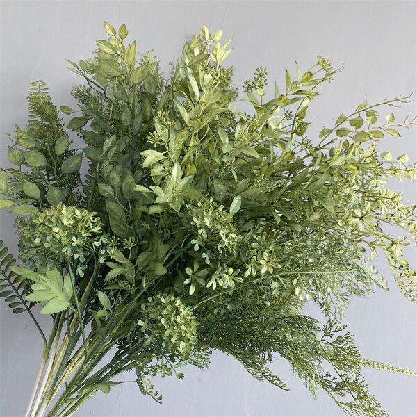 Green Leaves Arrangement Manufacturer - Hot Sale for Wedding Decoration