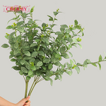 Artificial Green Plant Leaves Manufacturer - CM-TH1535 for Home Wedding Hotel Decoration