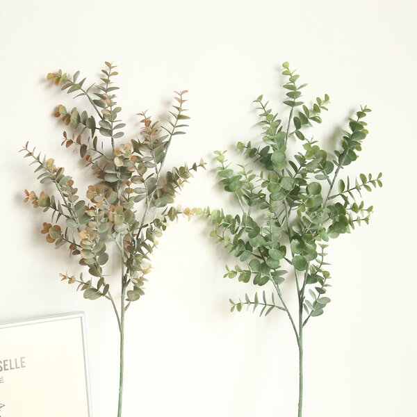 Artificial Eucalyptus Leaves Manufacturer - Wholesale 3 Branches Real Touch Fake Plants