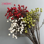 Artificial Eucalyptus Branch Manufacturer - TH1500 Wholesale Faux Foam for Festive Christmas Decoration