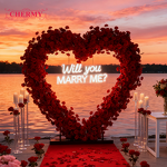 Artificial Flower Arch Manufacturer - 2026 New Love Heart with Flowers for Party Proposal Wedding